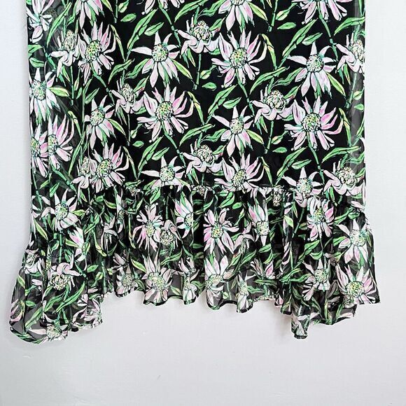 Dodo Bar Or Angelina Floral Print Jeweled Maxi Dress Long Sleeve‎ Formal 44/8 US - Picture 9 of 16